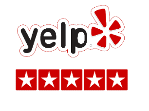 Yelp logo.